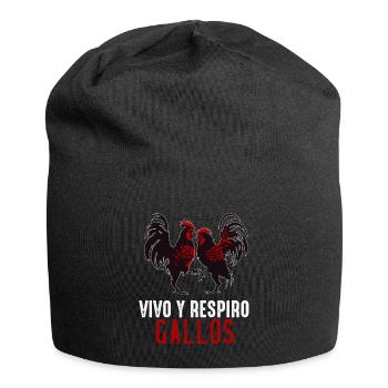 Gallero Pelea De Gallos Hombre Papá Padre Tío - Jersey Beanie - black - Front