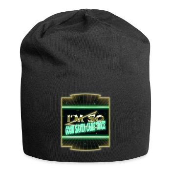 sayings birthday funny sayings awesome bedroom - Jersey Beanie - black - Front