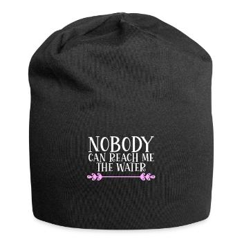 Personne ne peut m’atteindre l’eau Denglisch - Bonnet en jersey - noir - Devant