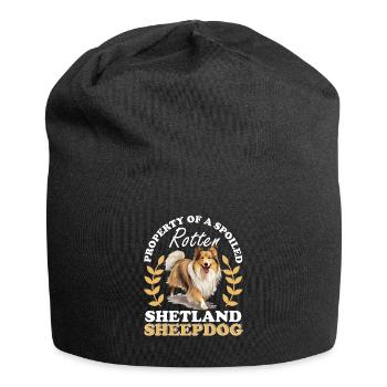 Shetland Sheepdog Dog Sheltie - Property of a - Jersey Beanie - black - Front
