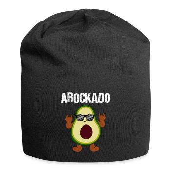 Rocking Avocat Cool Musique Aimant - Bonnet en jersey - noir - Devant