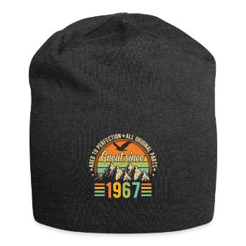 1967 - Ein Legendäres Jahr - Jersey-Beanie - Anthrazit - Vorne