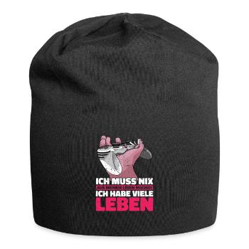 Lustiges Gaming Motiv - Perfektes Geschenk - Jersey-Beanie - Schwarz - Vorne