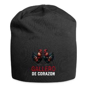 Gallero Pelea De Gallos Hombre Papá Padre Tío - Jersey Beanie - black - Front