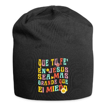 Camiseta Cristiana Para Mujer En Espanol Spanish - Jersey Beanie - black - Front
