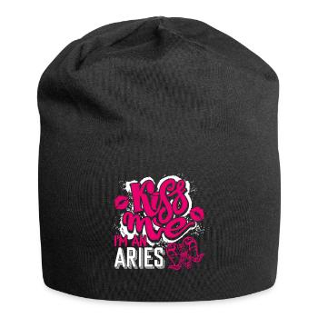 Aries Kiss Me I'm An Aries - Jersey Beanie - black - Front