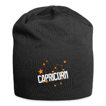 Capricorn Capricorn Zodiac Star - Jersey Beanie - black - Front