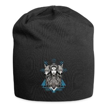 Mythologie et force La Servante du bouclier - Bonnet en jersey - noir - Devant