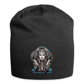 Mythology and Strength The Shieldmaiden - Jersey Beanie - black - Front