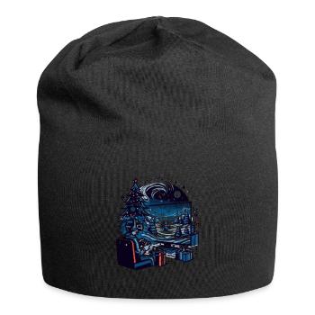 Christmas LAN Party Gamer Festive Gaming Holiday - Jersey-Beanie - Schwarz - Vorne