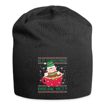 C’est déjà les vacances de Noël ? Professeur de diablotin de cacao - Bonnet en jersey - noir - Devant