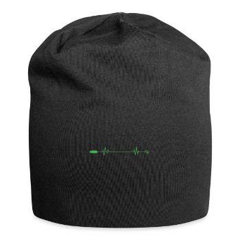 Module de mémoire de ligne de battement de cœur de clé USB - Bonnet en jersey - noir - Devant