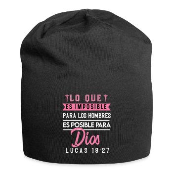 Camiseta Cristiana Para Mujer En Espanol Spanish - Jersey Beanie - black - Front