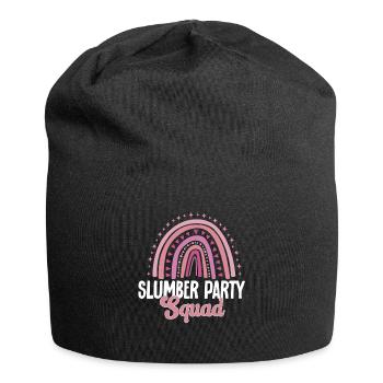 Sleepover Party Pajamas Slumber Party - Jersey Beanie - black - Front