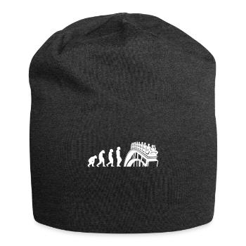 Amusement Park, Fair, Fairground, Funfair - Jersey Beanie - charcoal grey - Front