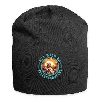 Amusement parks, fairground, funfair - Jersey Beanie - black - Front