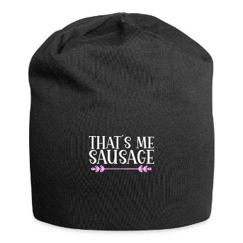 That´s me sausage. Denglisch - Jersey-Beanie - Schwarz - Vorne