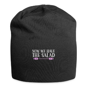 Now we have the salad. Denglish - Jersey Beanie - black - Front