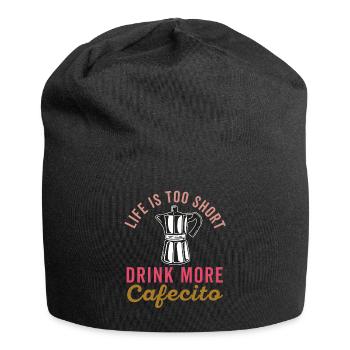 Drôles de chemises espagnoles Cafecito Cafe Español - Bonnet en jersey - noir - Devant