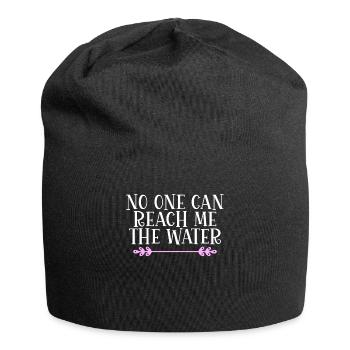 Personne ne peut m’atteindre l’eau Denglisch - Bonnet en jersey - noir - Devant