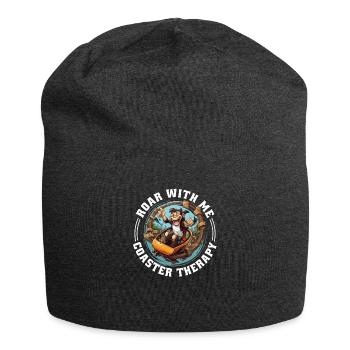 Amusement parks, fairground, fairground, saying, funfair - Jersey Beanie - charcoal grey - Front
