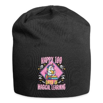 Les licornes sont géniales, donc je suis une licorne - Bonnet en jersey - noir - Devant