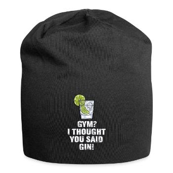 Gin binge drinking sayings celebration gin fan - Bonnet en jersey - noir - Devant
