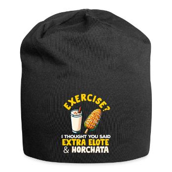Elote Fille Femmes Elote Mexicain Maïs Nourriture Comida - Bonnet en jersey - noir - Devant