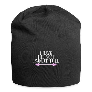 I have the Nose painted full Denglisch - Jersey-Beanie - Schwarz - Vorne