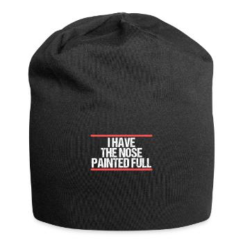 I have the Nose painted full Denglisch - Jersey-Beanie - Schwarz - Vorne