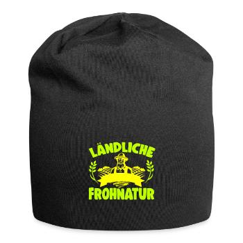 Nachwuchs Landwirt Heugabel Held Bauern - Jersey-Beanie - Schwarz - Vorne