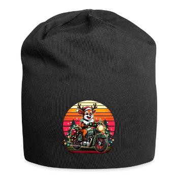 Simson S51 Enduro - Weihnachts - für Ihn lustiges - Jersey-Beanie - Schwarz - Vorne