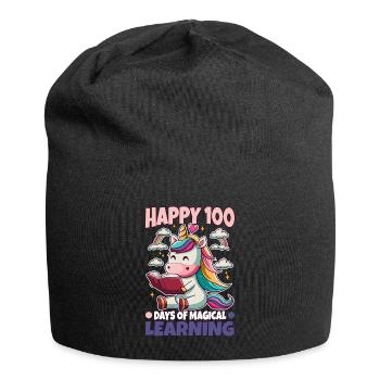 Les licornes sont géniales, donc je suis une licorne - Bonnet en jersey - noir - Devant