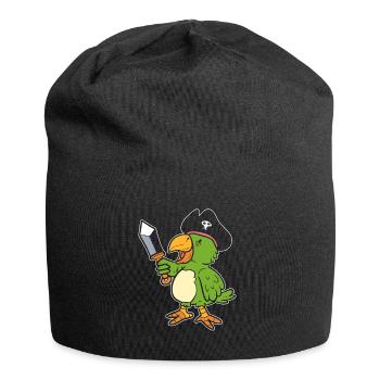 Papageipirat Ornithologe - Jersey-Beanie - Schwarz - Vorne