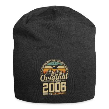 Vintage 2006 Birthday - Jersey Beanie - charcoal grey - Front