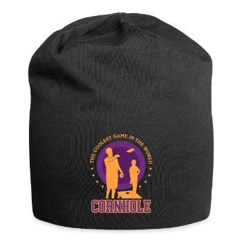 Cornhole Player Blind Hole Sac de haricot cadeau - Bonnet en jersey - noir - Devant