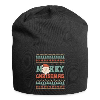 Ugly Christmas Sweater - Jersey Beanie - black - Front