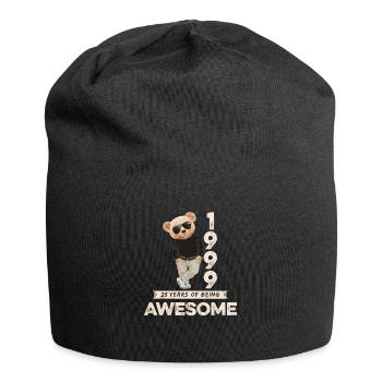 1999 Geburtstag Teddy Bär Being Awesome Orignal - Jersey-Beanie - Schwarz - Vorne
