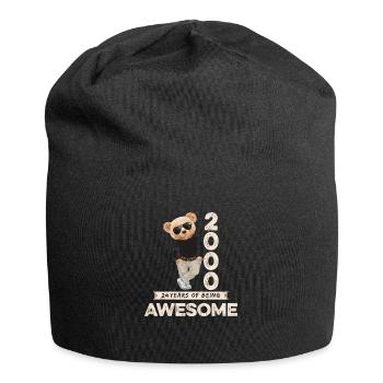 2000 Geburtstag Teddy Bär Being Awesome Orignal - Jersey-Beanie - Schwarz - Vorne