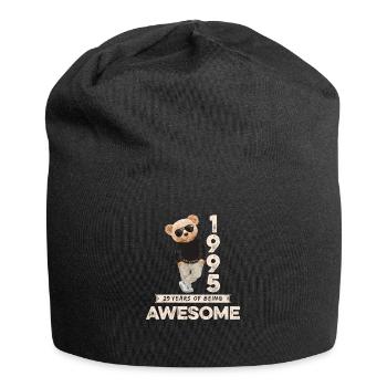 1995 Geburtstag Teddy Bär Being Awesome Orignal - Jersey-Beanie - Schwarz - Vorne
