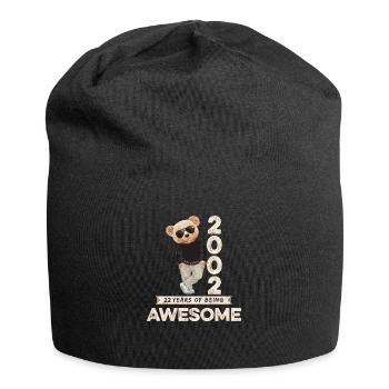 2002 Geburtstag Teddy Bär Being Awesome Orignal - Jersey-Beanie - Schwarz - Vorne