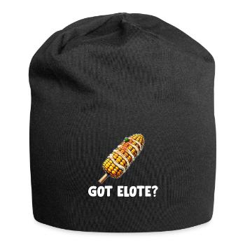 Elote Girl Women Elote Mexican Corn Food Comida - Jersey Beanie - black - Front