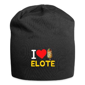 Elote Fille Femmes Elote Mexicain Maïs Nourriture Comida - Bonnet en jersey - noir - Devant