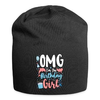 Dauphin Anniversaire Omg Je suis le - Bonnet en jersey - noir - Devant
