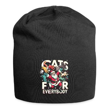 Chats Pour Tout Monde, Chat, Amoureux Des Chats - Bonnet en jersey - noir - Devant