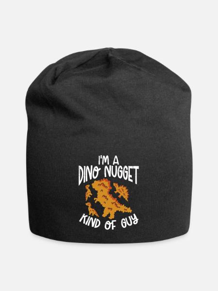 Ich Bin Ein Dino nugget typ. - Jersey-Beanie - Schwarz