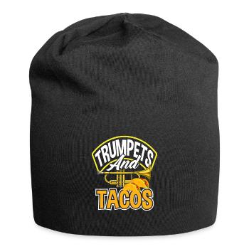 Trompete Trompeter Trompeten Spieler - Jersey-Beanie - Schwarz - Vorne
