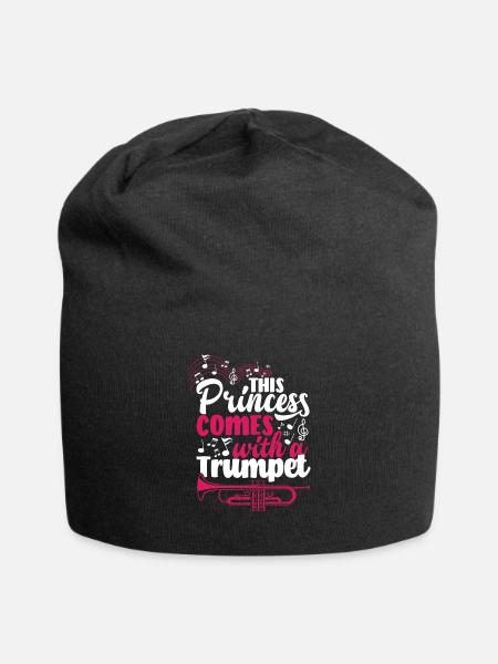 Trompete Trompeter Trompeten Spieler - Jersey-Beanie - Schwarz