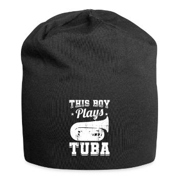Tuba boy - Jersey Beanie - black - Front