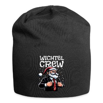 Wichtel Crew Weihnachts Gnome - Jersey-Beanie - Schwarz - Vorne